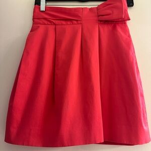 BCBG Vibrant Red A-Line Skirt